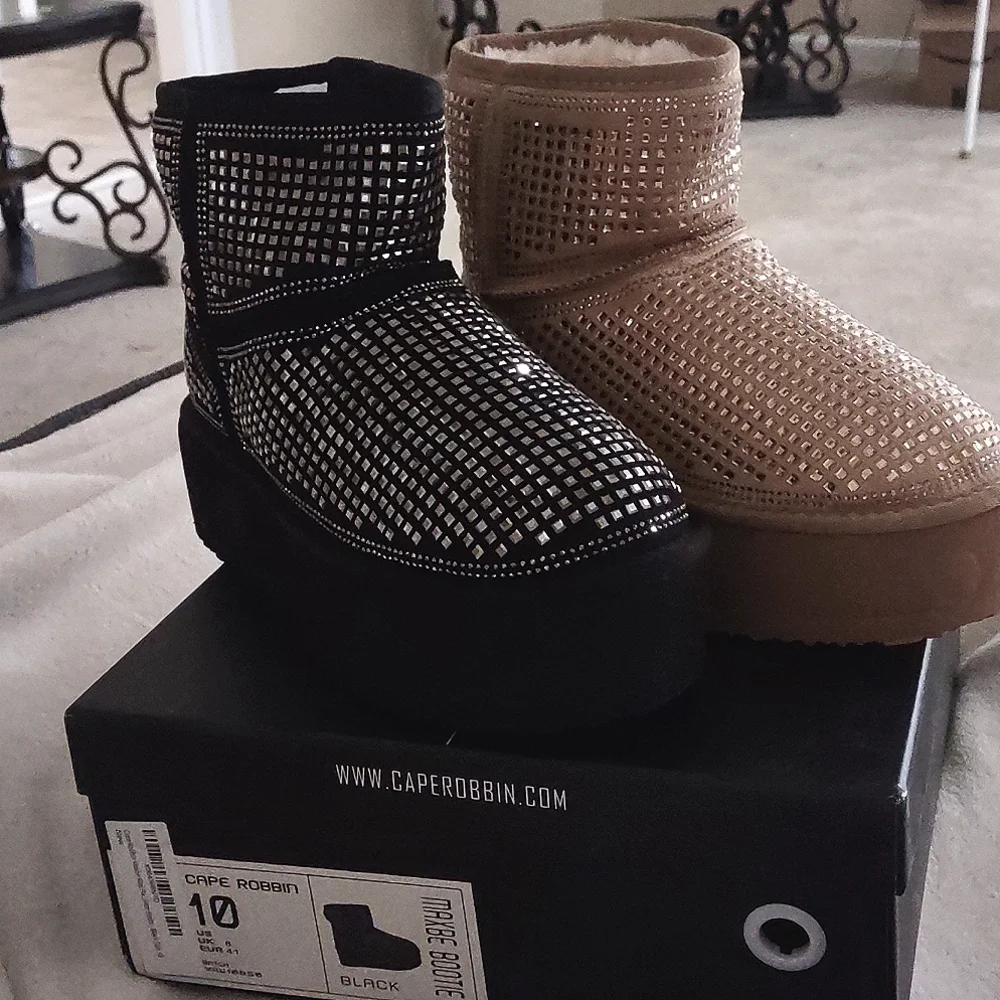 CAPE ROBBIN PLATFORM STUDDED BOOTIES - Picture 11 of 14